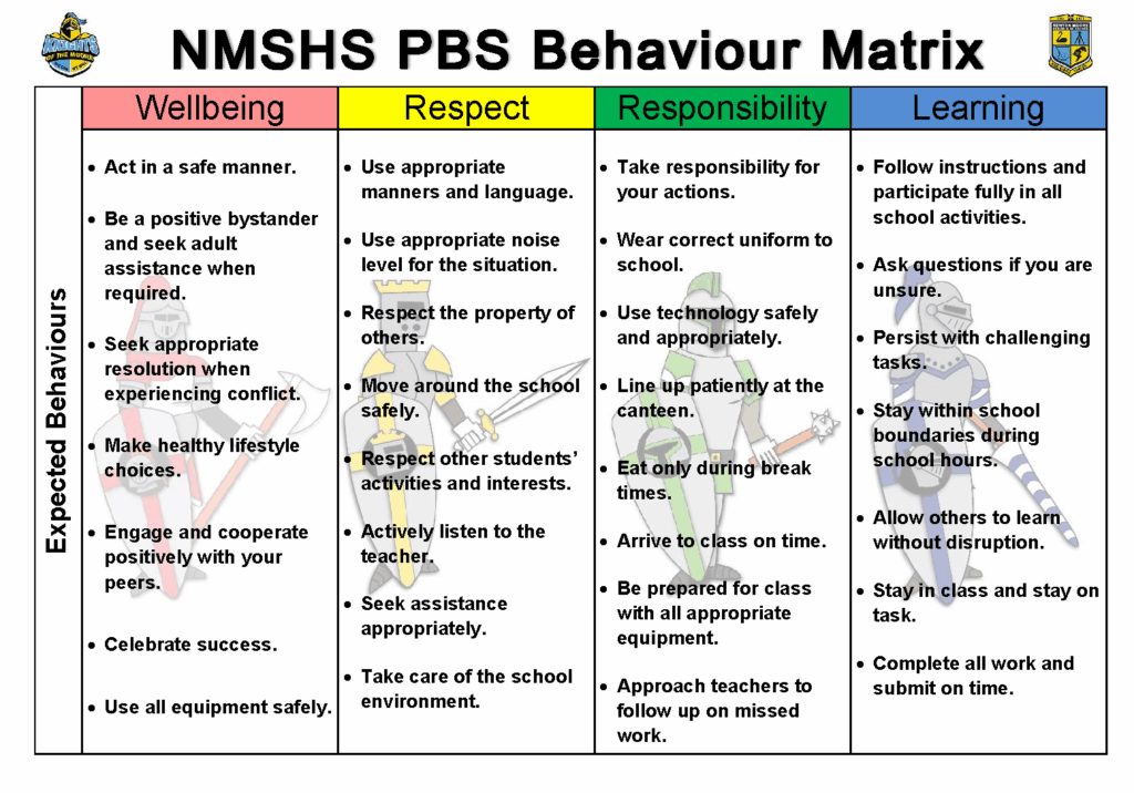 NMSHS PBS Matrix